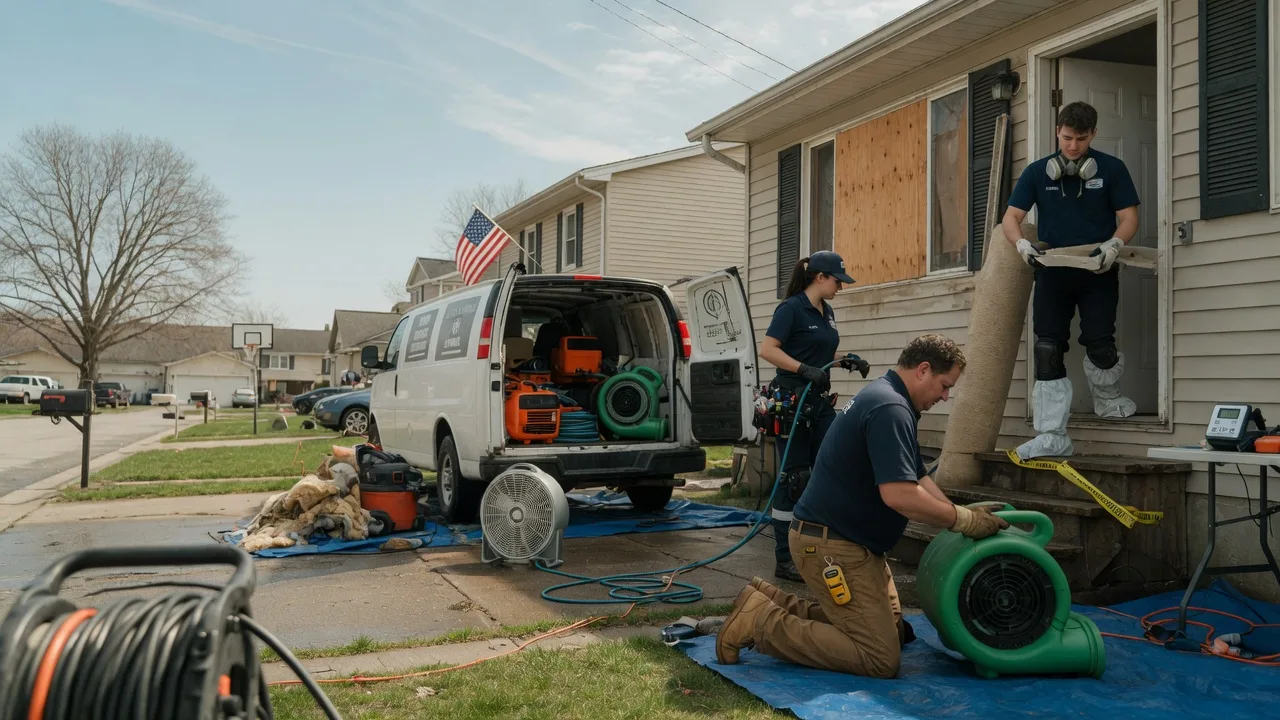 Water Damage Restoration in Woodridge, IL near me